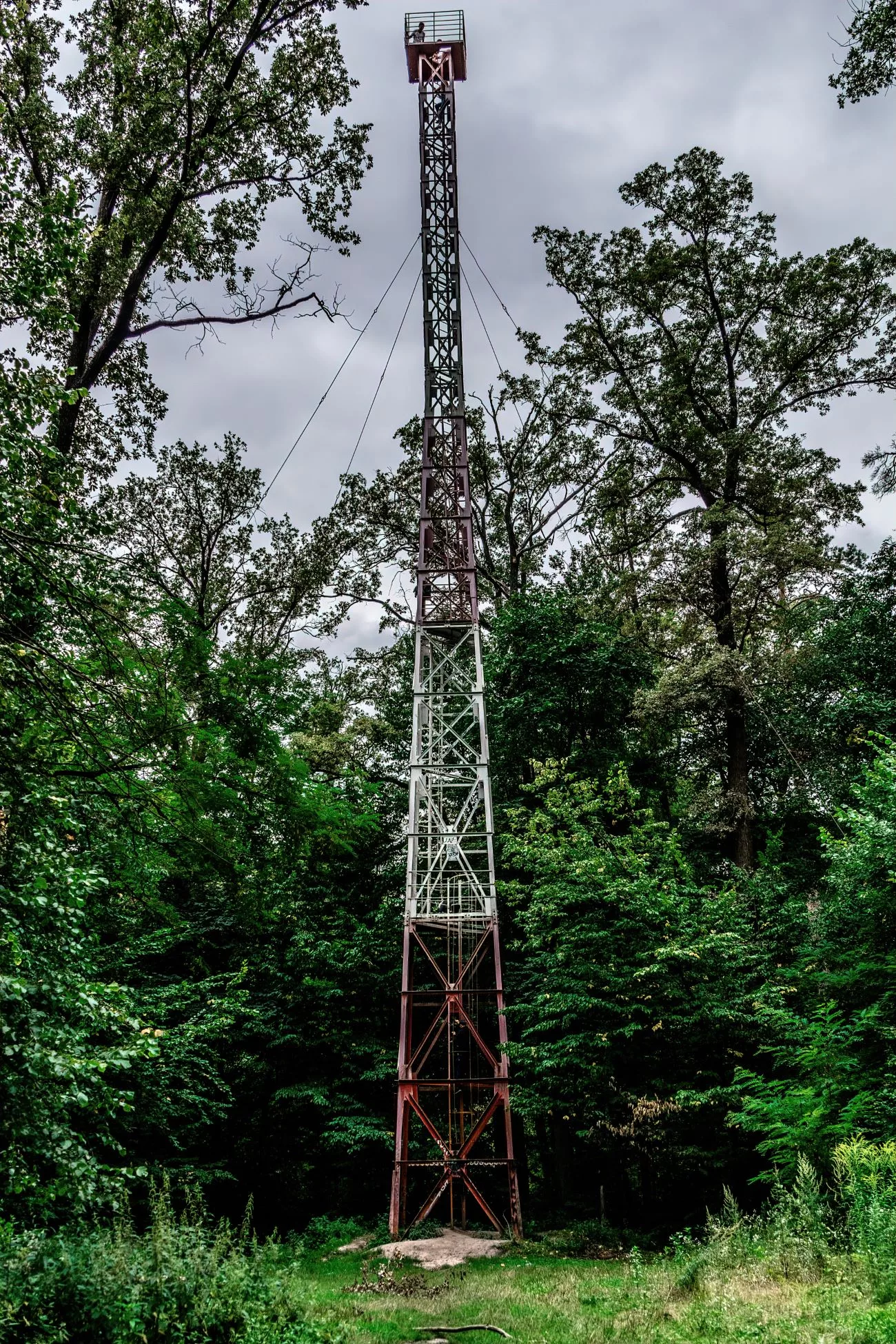 Préparation pour l’ascension de la tour des pompiers