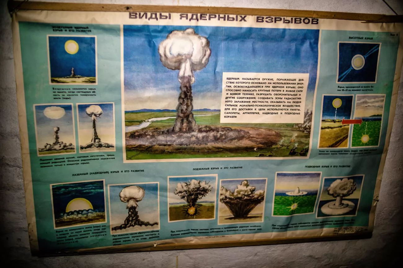 Wie eine Atombombenexplosion aussieht