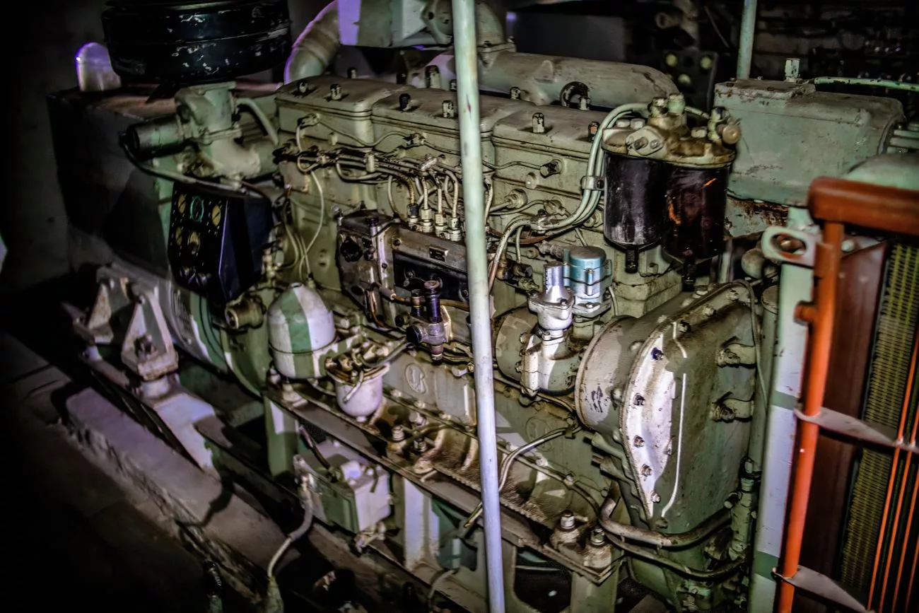 Ein Stromgenerator im Atombunker