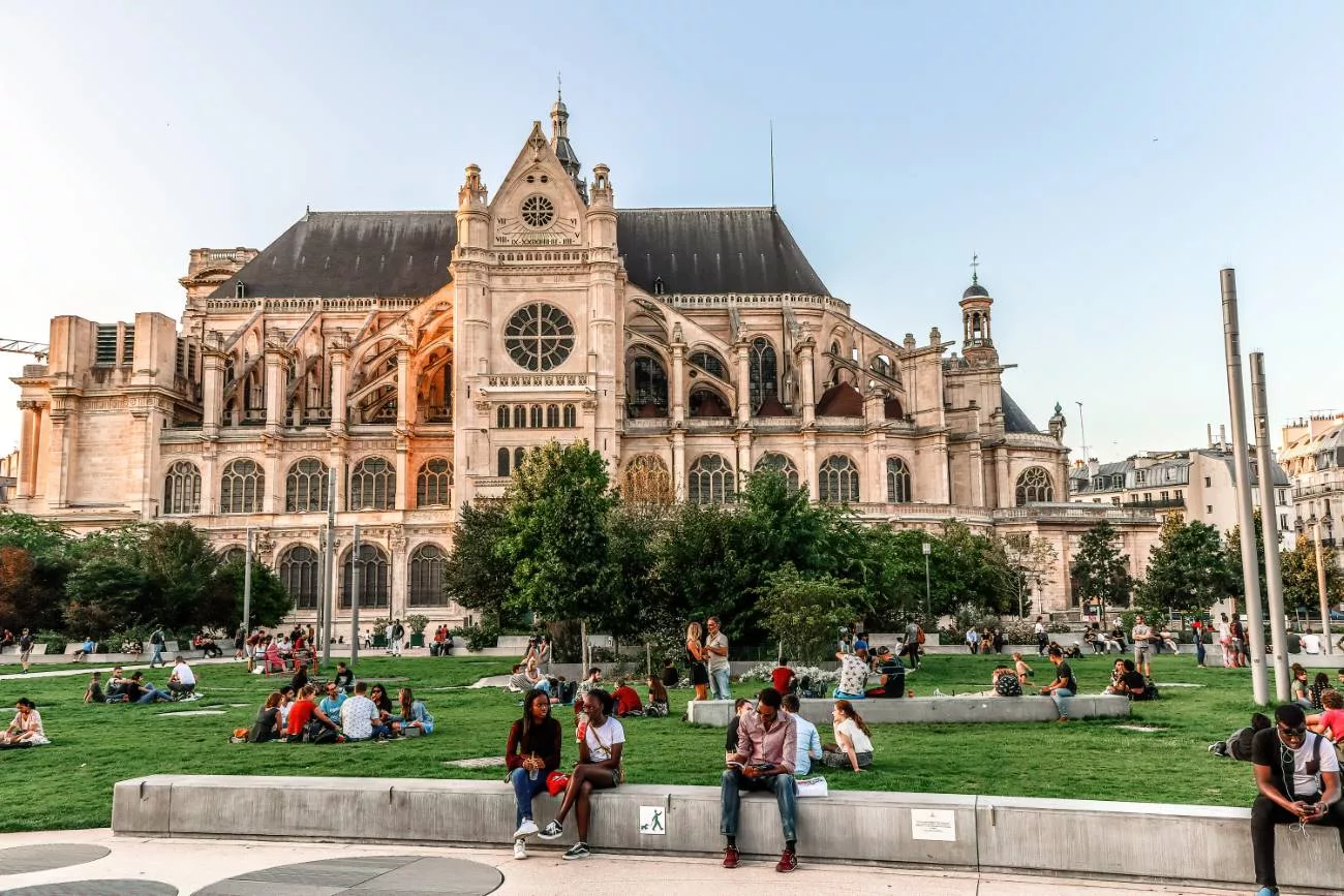 L’église gothique Saint-Eustache
