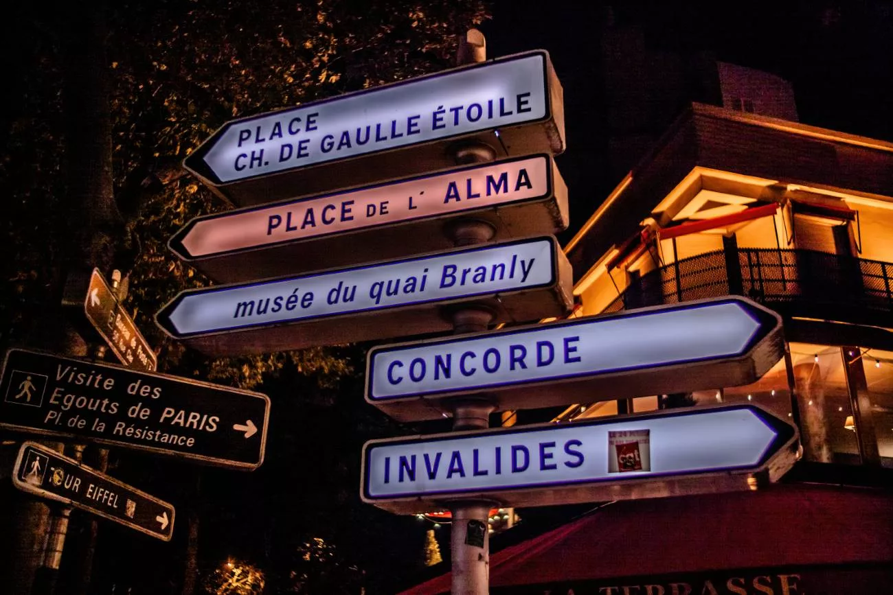 Directions pour les destinations populaires à Paris