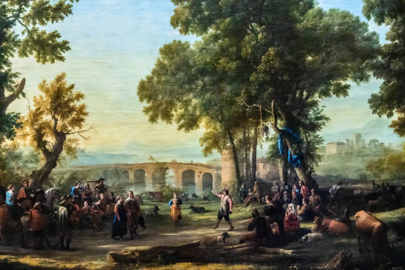 La Fête de village par Claude Lorrain (1639)