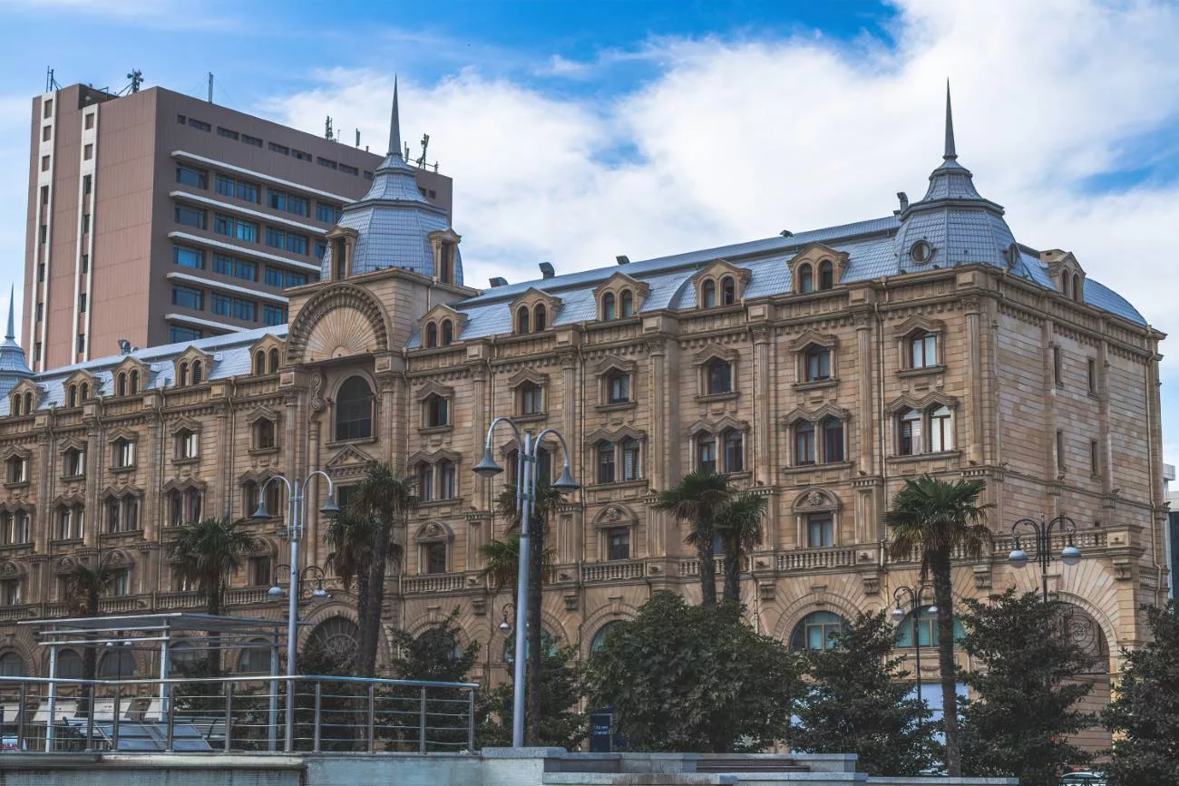 Das Regierungshaus in Baku