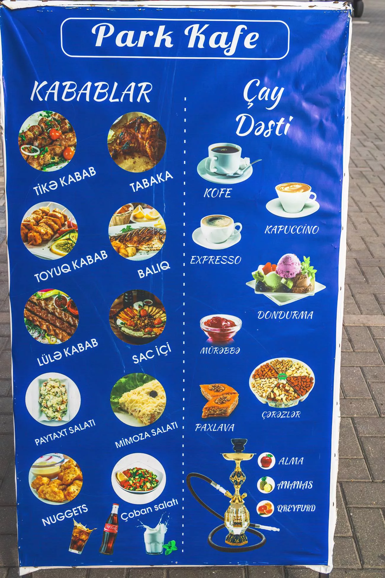 Was heute in Baku auf der Speisekarte steht