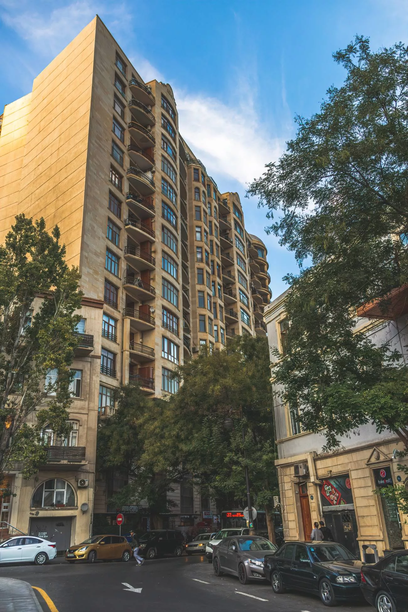 Die Apartment-Architektur von Baku