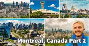 Summertime in Montreal, Canada Part 2: Mount Royal, Walk Anywhere, Rollercoaster, Parks, and Night Time