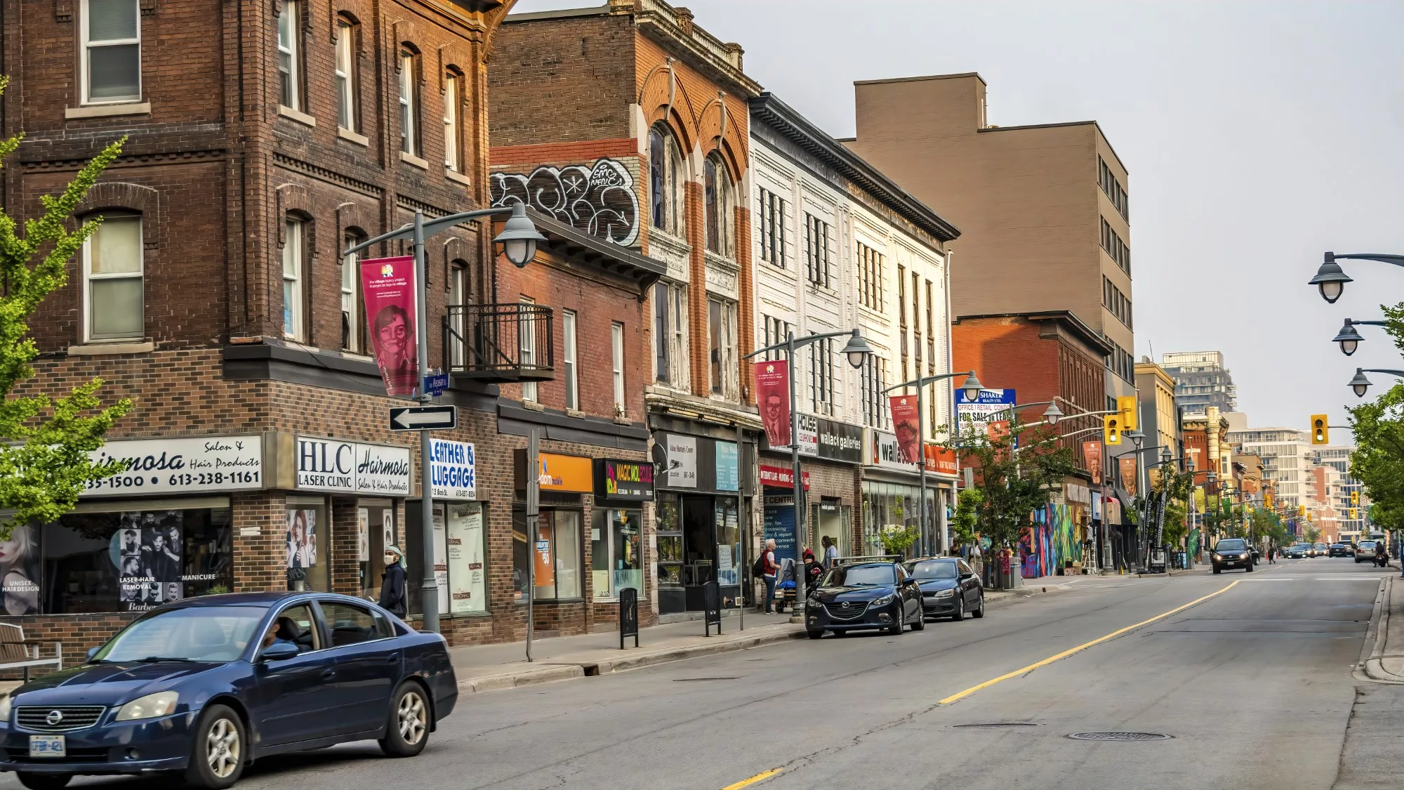 O centro de Ottawa leva você de volta algumas décadas